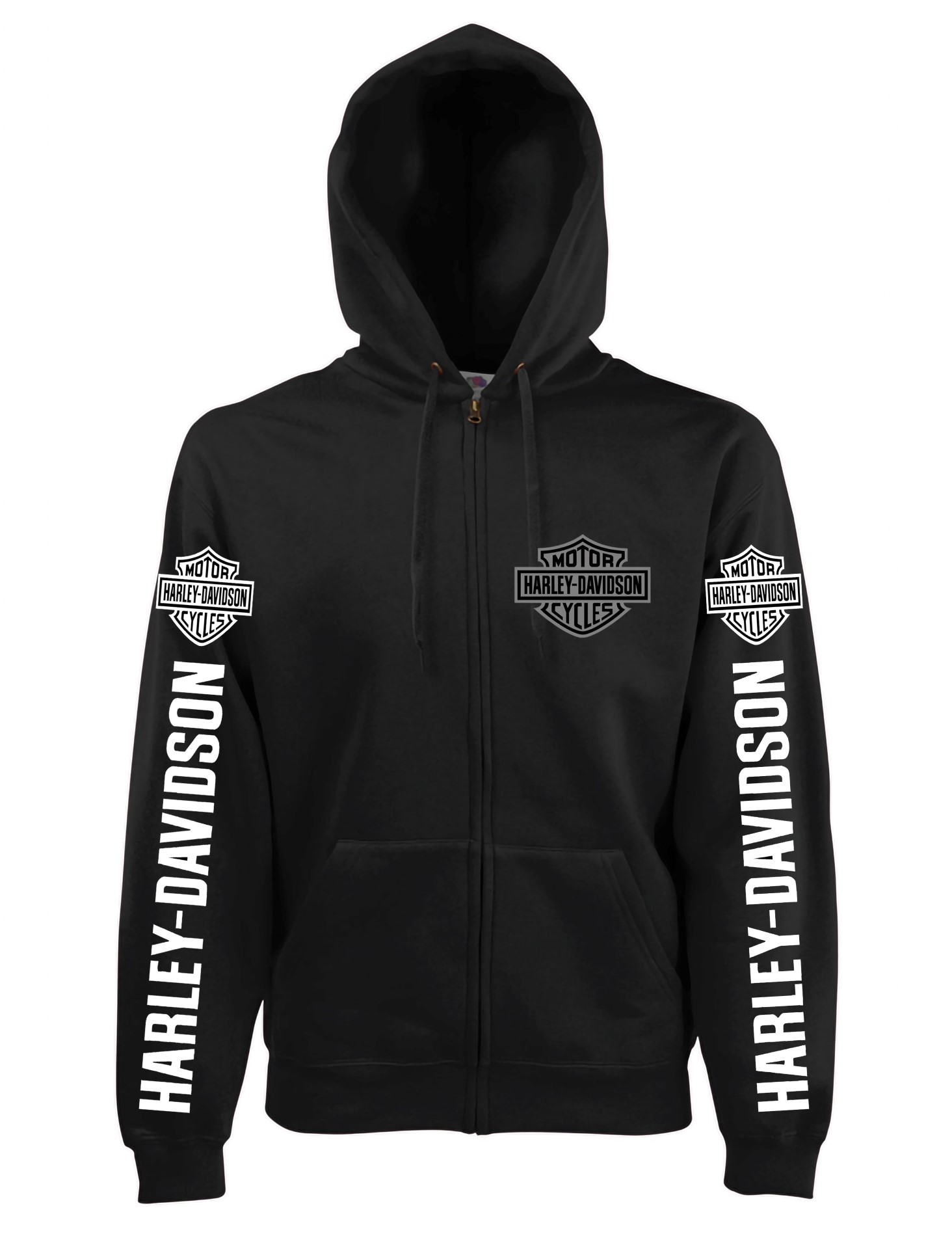 Harley sales zipper hoodie